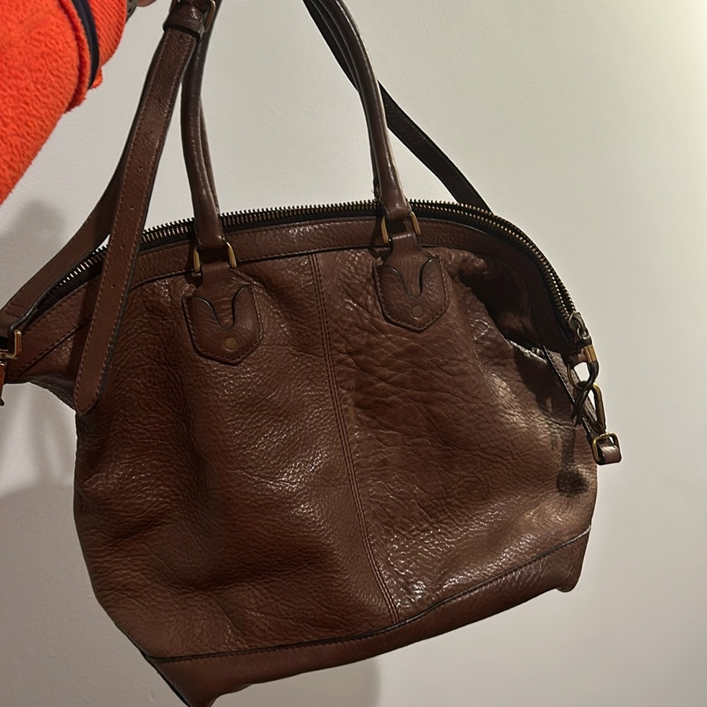 Madewell Brown Zip Tote